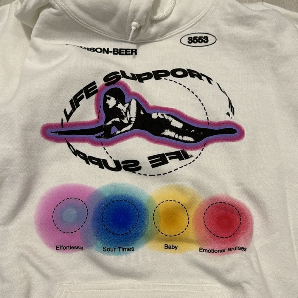 Madison Beer Life Support Hoodie Small - Picture 2 of 4